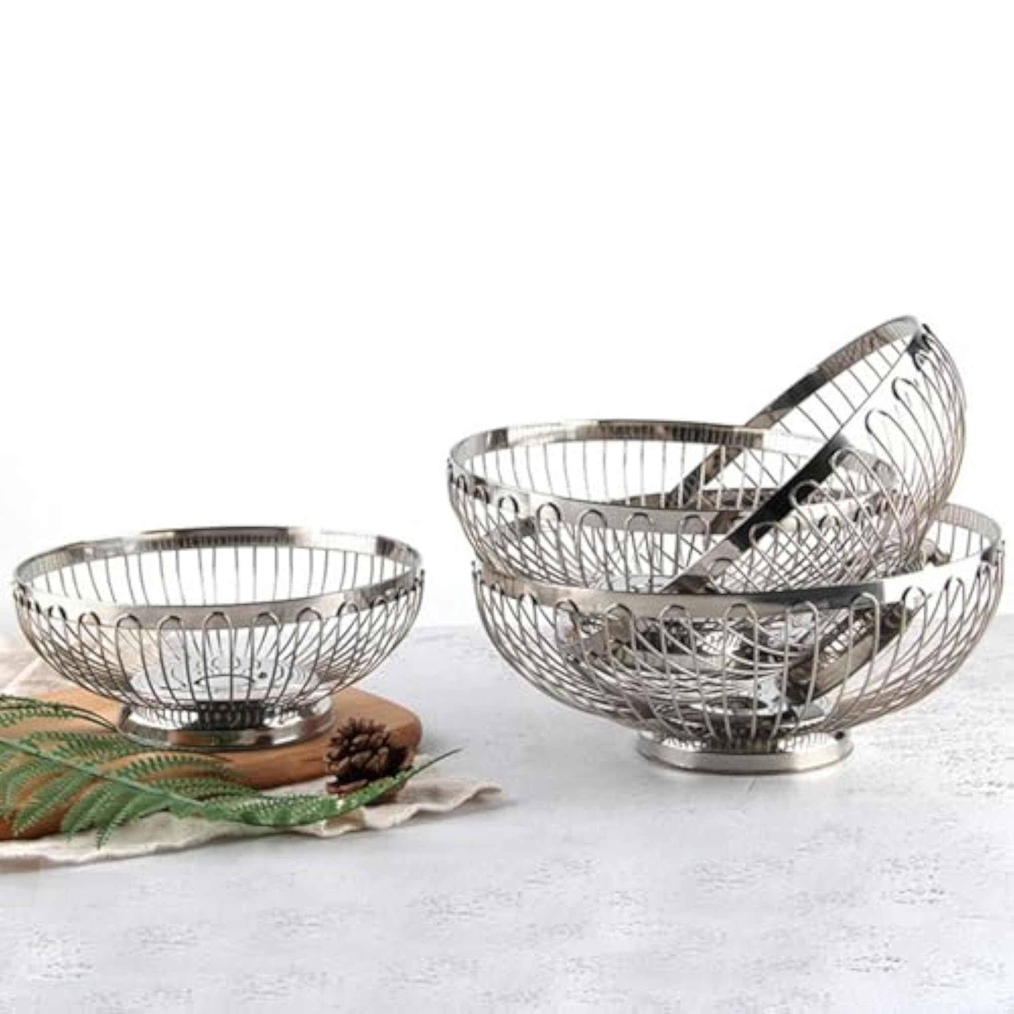 Kitchen Fruit Basket for Snacks and Vegetables, 22cm