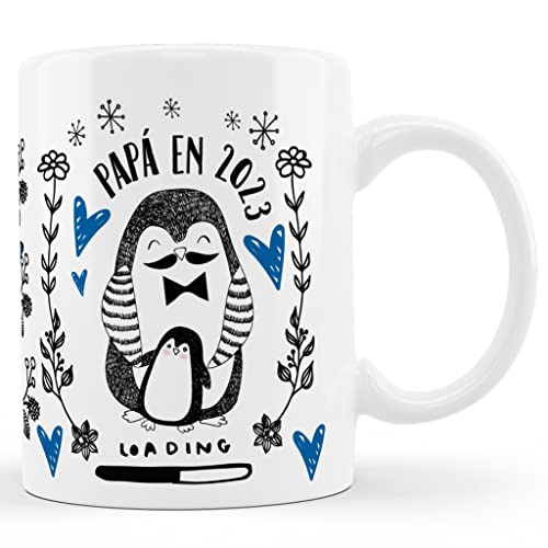 Bee Ingenious Taza Pinguino Regalo madres o embarazada Regalos para mamas embarazadas Regalos originales para embarazadas primerizas - Colección - (Papa Pin) Cover