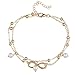 Produktbild Fußkettchen Doppelstöckige Fußkette für Frauen Strand Casual Schmuck Zubehör