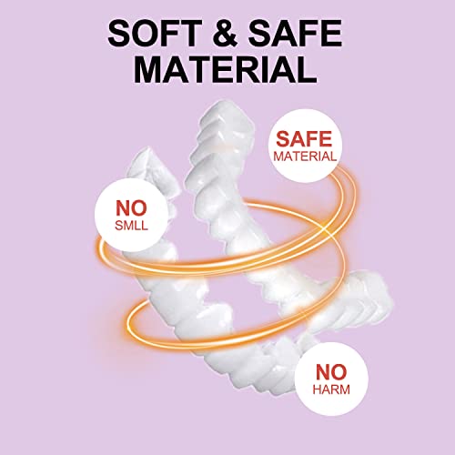 Fake Teeth, 2 Pcs Veneers Teeth For Women And Men, Dental Veneers For Temporary Tooth Repair Upper And Lower Jaw, Protect Your Teeth And Regain Confident Smile, Bright White-Lq3 #TOP3