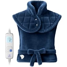 Bob and Brad Heating Pad for Back Pain Relief, FSA Eligible HSA Eligible Electric Heat Pad for Neck Shoulders & Full Body, Edge-Weighted Design, Fast Heating, ETL Certified, Gift for Women Men 24"x33"