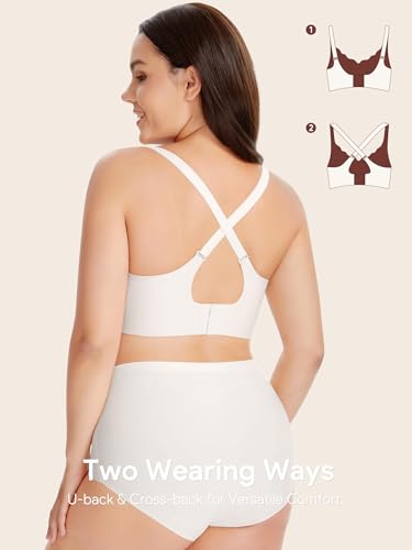 Image of Angelhood Nursing Bras for Breastfeeding Ultra Comfort Seamless Maternity Bra Pack Wireless Pregnancy Bralette Bra Extender