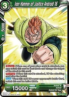 Dragon Ball Super TCG - Iron Hammer of Justice Android 16 - Series 2 Booster: Union Force - BT2-094 - coolthings.us