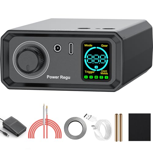 9000W Battery Spot Welder, Rotary Knob Operation 100 Gears Adjust...