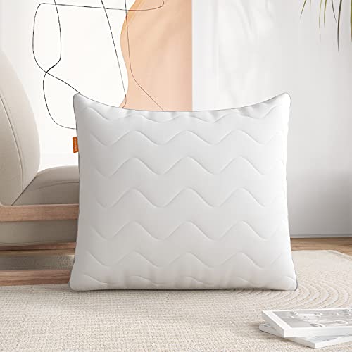 BEFA NATUR Cuscino 80x80 Cm In Primaloft Bio - Imbottitura In Microfibra Vegana 1500g - Prodotto In Germania - Morbido E Caldo, Design Minimalista - 2
