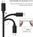 DEEGO Charging Cable for Samsung Galaxy S7, 2Pack 6Ft 10Ft Long Micro USB 2.0 Charging Wire, Android Phone Fast Charger Cord for Samsung Galaxy S7 S6 Edge,Note 5 4 2,HTC,LG G4,Motorola,White