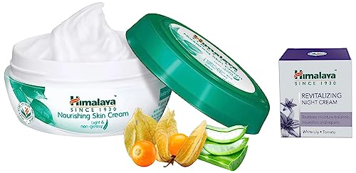 Image of Himalaya Nourishing Skin Cream, 200ml And Himalaya Herbals Revitalizing Night Cream, 50ml