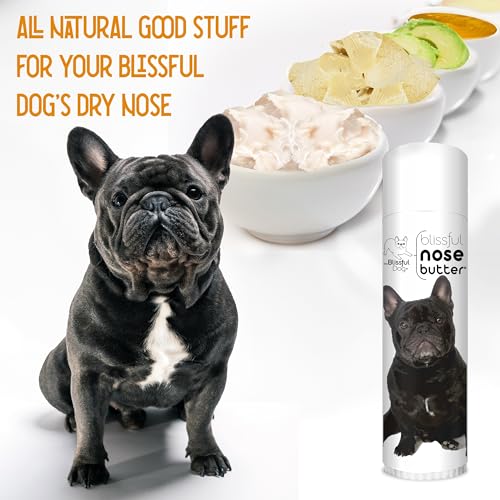 Image of The Blissful Dog French Bulldog Brindle Nose Butter, Versatile Dog Nose Balm for Dry Nose, Handcrafted Nose Moisturizer, Easy-to-Apply Dog Essentials, Unscented, 0.50 oz.