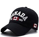 ✔ STYLE CANADIEN AUTHENTIQUE 🇨🇦 – Affichez fièrement votre amour du Canada avec cette casquette arborant une feuille d'érable rouge brodée de haute qualité.