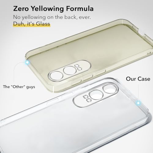 Image of Jkobi Lifetime Anti-Yellow Clear Back Cover Case for OnePlus Nord CE 4 Lite (Sleek Hard Crystal | Shockproof and Camera Protection)
