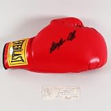 Laila Ali Signed Boxing Glove w/Ticket vs. Jacqui Frazier - COA JSA