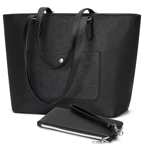 RAINSMORE Tote Bags for Women, Leather Large Handbags Ladies Shou...