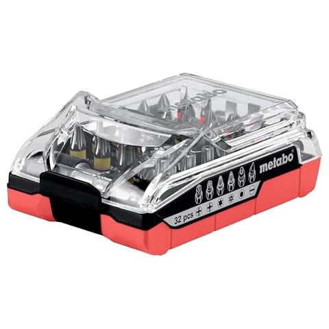 Metabo 626696000 32-Piece Battery Bit Set Cover