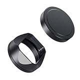 Metal Square Lens Hood (with Cover) with 49mm UV Filter Adapter Ring Compatible with for Fujifilm X100V/X100VI (Aluminum Alloy-Black)