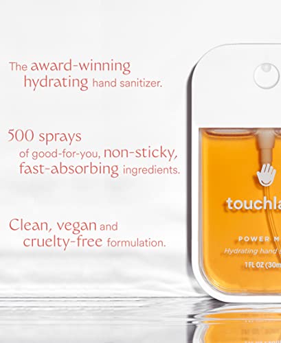 Touchland Power Mist Hydrating Hand Sanitizer Juicy 3-Pack | Watermelon, Peach, Berry | 500-Sprays Each, 1Fl Oz (Set Of 3) #TOP4