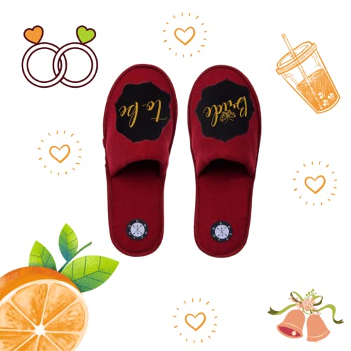 Image of BRIDE TO BE Home Slippers For Women And Props For Wedding Shoot & Gifting