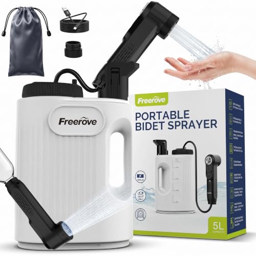 FREEROVE Electric Portable Bidet for Travel Rinse Mate Bidet High Pressure