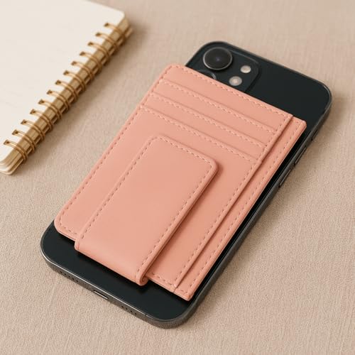 Money Clip for Men Leather Magnetic Front Pocket Wallet Slim Wallet Minimalist Card Holder RFID Blocking3