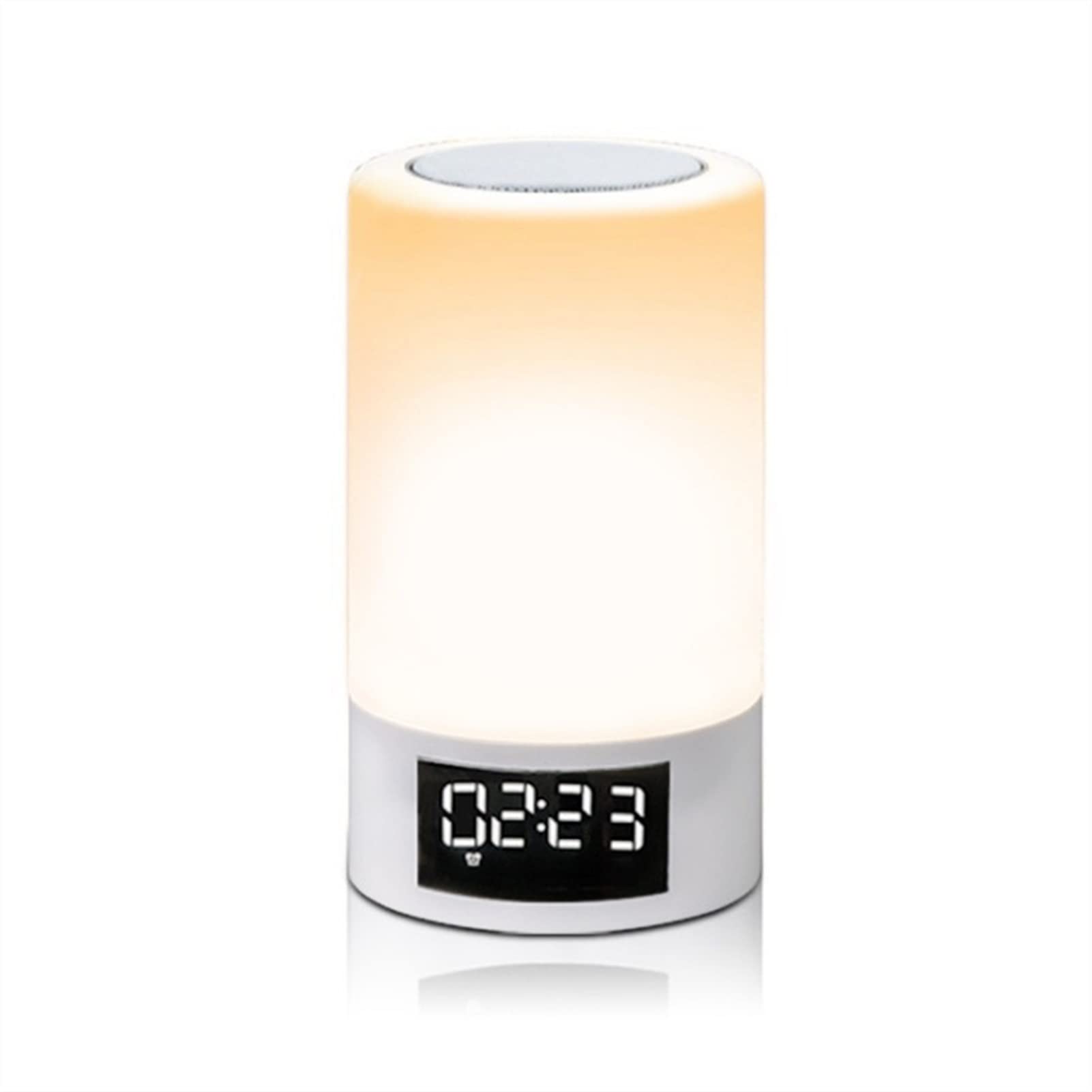 Nachtlichter, Bluetooth-Lautsprecher, multifunktional, kabellos, Bluetooth-Lautsprecher, intelligenter Musik-Wecker, LED-Tischlampe, Nachttischlampe, Nachtlicht