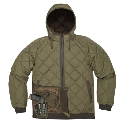 Image of VIKTOS Men's Full Zip Casual Lightweight Insulated Operatus Jacket with Adjustable Hood
