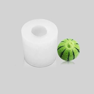Candle Mold 3D Fruit Silicone Mould DIY Chocolate Baking Cake Molds Handmade Craft Wax Mould (Watermelon F_1.4 * 1.48inch)