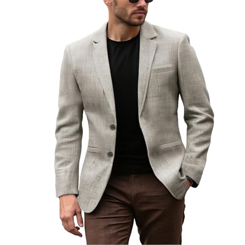 Men's Suit Jacket Business Fashionable Casual Non-Iron Suit Single Breasted Coat