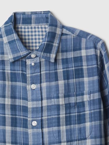 GAP Boys' Longsleeve Doubleweave Shirt3
