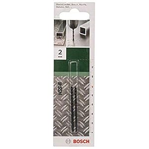 Bosch 2609255002 Metal Drill Bits HSS-R with Diameter 2.0mm