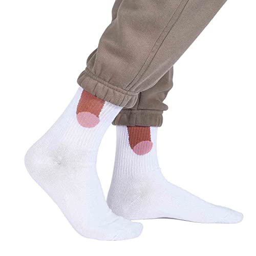 HAVMNO Show off Funny Colorful Novelty Socks Gag Christmas Brithday Gifts for Men and Women New Year