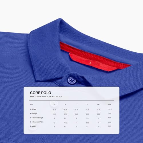 Image of LUDIC Core Polo T-Shirt, Dailymove Collection | Regular Fit | Stand-up Collars | 100% Organic Cotton, 240 GSM | Lightweight & Comfortable |Everyday Essential | Polo T-Shirt for Men