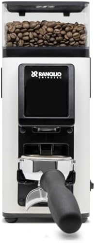 Miniatura 3 de Rancilio Stile SD - Molinillo de espresso semiautomático bajo demanda, rebaba plana de acero de 2.283 in, 10.58 oz (blanco)