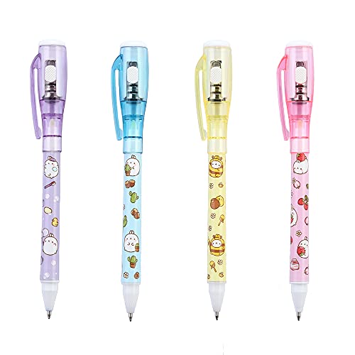 50% Off Discount CREVENT 24 Counts Invisible Ink Pen with UV Light & Blue Ballpoint, Secret Spy Pen Boys Girls Kids Birthday Party Favor Halloween, Cute Magic Gifts in Bulk