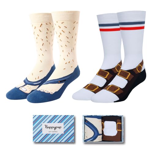 HAPPYPOP Socks That Look like Shoes - Sandal Silly...