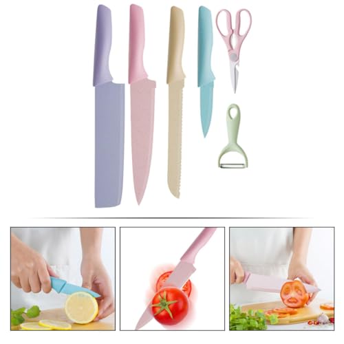 Set Cuchillos Cocina 6 Piezas Acero Inox Base miniatura 6