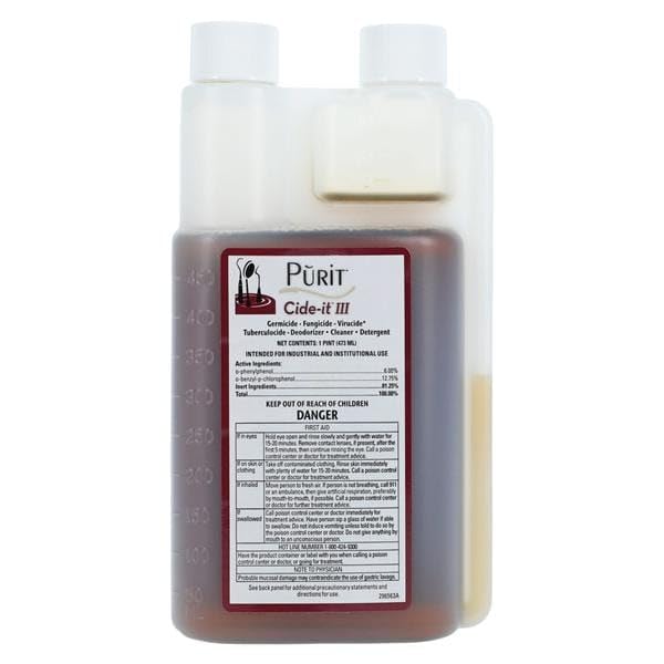 PI016A Purit Cide-it III Ultrasonic Cleaning Solution 16oz