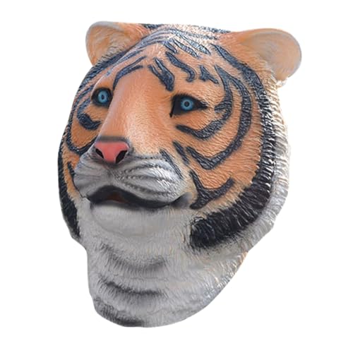 Masque de tigre réaliste pour votre prochaine fête d'Halloween entre amis