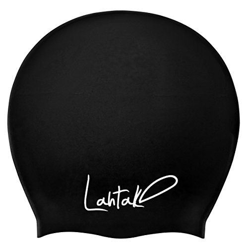 Lahtak & Extra Large Swimming Cap Stylish, Waterproof Silicone Swim