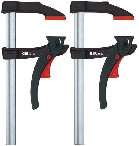 Preisvergleich Produktbild 2x Bessey KliKlamp KLI40 - Magnesium - Hebelzwinge - Set