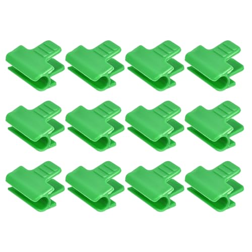 sourcing map Greenhouse Clamps for 7/16 PVC Pipe, 40pcs Greenhouse Film Clamps Shading Net Rod Clip Garden Hoops for Row Cover, Greenhouse Plastic Sheeting