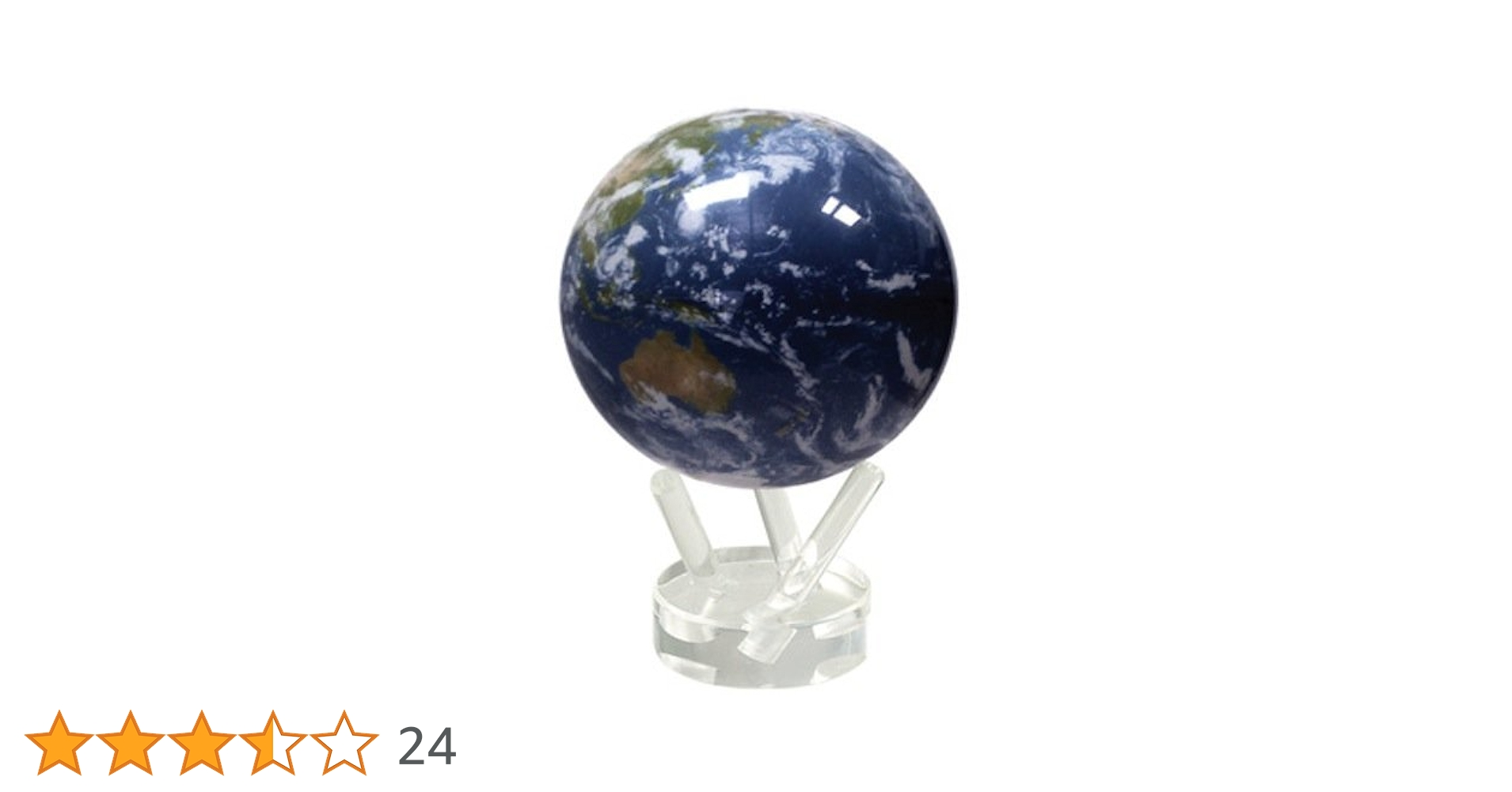 Amazon.co.jp: 光で回る地球儀 ムーバグローブ クラウド