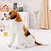 Simulazione bambola cane peluche animale grande cane lupo bambola posizione eretta cane posizione sdraiata decorazione cane regalo difficile maschio-A, 60 cm