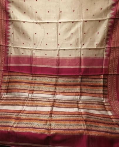 Generic tussar silk saree in tussar silk – image 3
