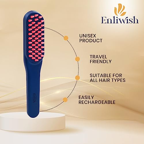 ENLIWISH Japanese LED Hair Comb Growth Comb Brush for Men and Women Hair Loss, Hair Regrowth Treatment Hair Treatment for Women and Men, Denser/Fuller Hair, Spot or Full Scalp,... - Image 2