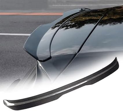 Becquet Arrière Pour Fiat Grande Punto 2007-2010 - ABS, Couleur Carbone - Aileron De Toit Tuning, Installation Adhésive Sans Perçage