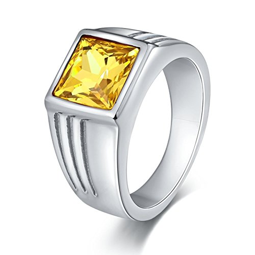 Bague pour hommes en acier personnalisée à porter au quotidien