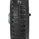 Relaxdays Schubkarrenrad 2er Set, 2.50-4, luftbereift, 2 PR, Ersatzrad bis 100 kg, Luftreifen Stahlfelge, schwarz/Silber