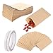 upain 100pcs Papiertüten Klein Kraftpapiertüten Mini Braun Papier Samenpaketen Geschenktüten Kraft Umschlag mit Doppelseitenband für Süßigkeiten Samen Hochzeit Geschenke Party Weihnachtskarte 11,5x6cm