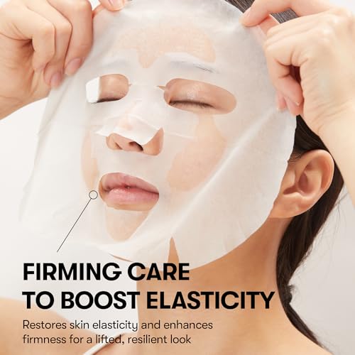 Image of VT COSMETICS CICA Collagen Daily Mask 30 Sheets, 300Da Low Molecular Collagen for Skin Elasticity, Hydrating & Firming, Pink Collagen Essence, Korean Face Mask