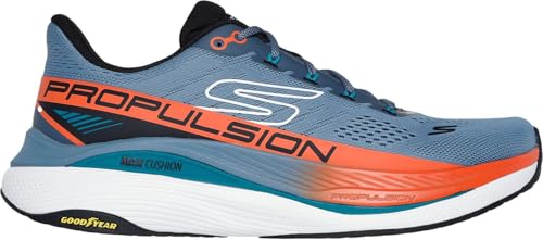 Skechers - Mens Max Cushioning Propulsion Sneakers, Color Slate, Size: 9.5 M US4