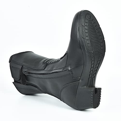 Jet Damen Motorradstiefel Leder Wasserdicht Reflexeinsätze Flexible Passform FIORE (EU 38)